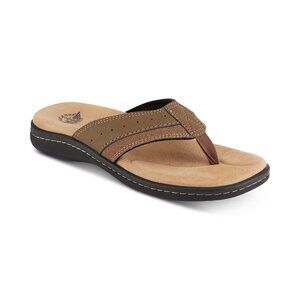 Dockers Laguna Flip Flop Sandals Mens Size 9 Brown Casual Slip On